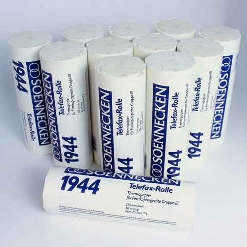 Thermo faxrollen - 12, thermo-faxrollen