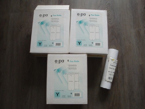 Rollen faxpapier rolle 210 - faxpapier-,